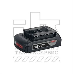 Аккумулятор BOSCH GBA 18 В 1,3 А*ч (снято с производства, замена 1600Z00036) - фото 100136