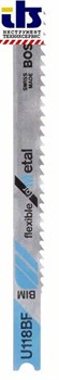 Пильное полотно Bosch U 118 BF Flexible for Metal [2608634695]