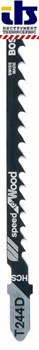 Пилка для лобзика T 244 D Speed for Wood (в упаковке 100шт.), BOSCH