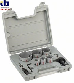 Bosch Набор из 9 коронок 22; 29; 35; 44; 51; 64 mm [2607018389]