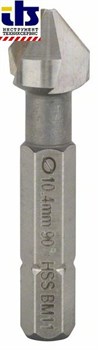 Конусные зенкеры 10,4, Bosch M 5, 34 mm, 1/4&quot; [2608597502]