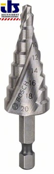 СТУПЕНЧАТОЕ СВЕРЛО HSS 4-20 MМ 6-ГР
