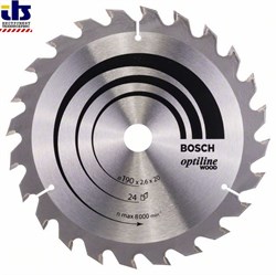 Пильный диск 190Х20 24 OPTILINE