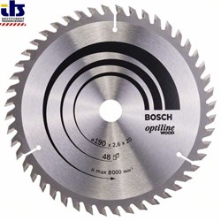 Пильный диск 190Х20 48 OPTILINE