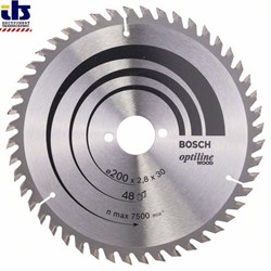 Пильный диск Bosch Optiline Wood 200 x 30 x 2,8 mm, 48 [2608640620]