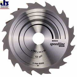 Пильный диск 190X30 12 SPEEDLINE