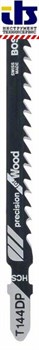Пилка для лобзика T 144 DP Precision for Wood (в упаковке 25шт.), BOSCH