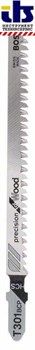 Пилка для лобзика T 301 BCP Precision for Wood (в упаковке 25шт.), BOSCH
