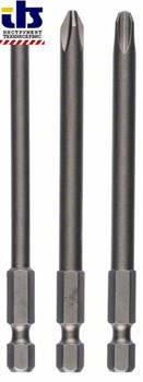 Набор из 3 насадок-бит Bosch Extra Hart PH1; PH2; PH3; 152 mm [2607001758]