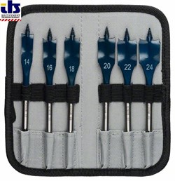 Набор из 6 перовых сверл Bosch Self Cut Speed 14; 16; 18; 20; 22; 24 mm [2608595424]