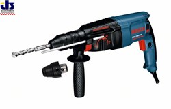 BOSCH GBH 2-26 DFR перфоратор SDS-PLUS (800 Вт, быстрозажимной патрон, энергия удара 2.7 Дж, 3 режима, дополнительная рукоятка, 0611254768)