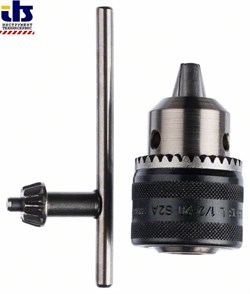 Патрон Кулачковый до 13 мм 1,5 – 13 mm, 1/2&quot; - 20, BOSCH