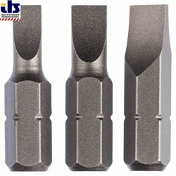 Набор из 3 бит Bosch Standard (HEX) S0,6x4,5; S0,8x5,5; S1,2x6,5; 25 mm [2609255963]
