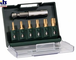 Набор из 7 насадок-бит Bosch Titanium (T) UH 54; T10; T15; T20; T25; T30; T40; 25 mm [2609255983]