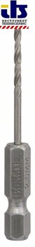 Сверло по металлу с шестигранным хвостовиком 1/4&quot; Bosch ISO 1173 E6.3 2 x 24 x 62 mm [2608595511]