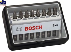 Набор Bosch Robust Line из 8 насадок-бит Sx Extra Hart 49 mm, 8tlg. [2607002558]