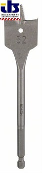 Плоскофрезерное сверло Bosch Self Cut, шестигранник 32,0 x 112 x 152 mm [2609255344]