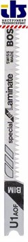 Пильное полотно Bosch U 1 AOF Special for Laminate [2608636462]