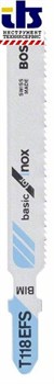 Пильное полотно Bosch T 118 EFS Basic for Inox [2608636497]