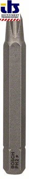 Бита Bosch PH2, 51 мм, шестигранный хвостовик 1/4&quot;, ISO 1173 C6.3, Extra-Hart PH2 51mm [2608521246]