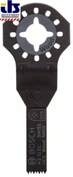 Погружное пильное полотно Bosch HCS Wood, AIZ 10 EC 30 x 10 mm [2608661639]