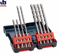 Набор ударных сверл Bosch SDS-Plus-3, в коробке 6 x 110 (2x); 6 x 160 (2x); 8 x 160 (2x); 10 x 160 (2x) mm [2607019902]