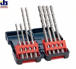 Набор ударных сверл Bosch SDS-Plus-3, в коробке 5 x 110 (1x); 6 x 110 (1x); 6 x 160 (2x) mm; 8 x 160 (2x); 10 x 160 (2x) [2607019903]