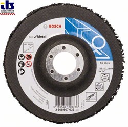 Фибровый шлифкруг 125*22,23мм Best fo Metal, BOSCH