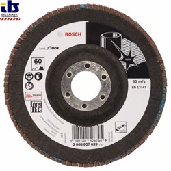 Круг лепестковый 125мм K60  Best for Inox (-1-), BOSCH