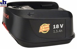 Вставной аккумулятор 18 В Bosch DIY, 1,5 Ah, Li Ion [2607336208]