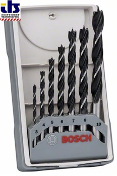 Набор  X-Pro Line свёрл по дереву 3-10мм (-7-), BOSCH