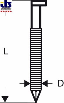 Гвозди с Bosch D-образной головкой SN34DK 80RG, в обойме 3,1 мм, 80 мм, оцинк., рифл. [2608200022]