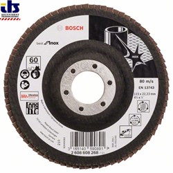 КРУГ ЛЕПЕСТК НЕРЖ 115мм P60 B.f.Inox