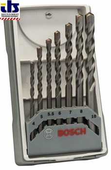 Набор из 7 сверл по бетону Bosch CYL-3 4; 5; 5,5; 6; 7; 8; 10 mm [2607017083]