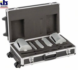 Набор из 5 алмазных сверлильных коронок для сухого сверления Bosch G 1/2&quot; 38; 52; 65; 117; 127&#160;мм, 150&#160;мм, 7&#160;мм [2608587007]