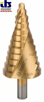 Ступенчатое сверло Bosch HSS-TiN 6 - 37 mm, 10,0 mm, 93 mm [2608587435]