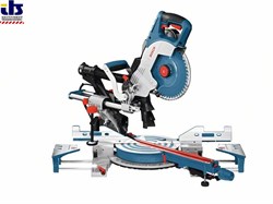 BOSCH GCM 8 SDE Торцовочная пила 1600 Вт, 3500-5000 об/мин, макс. ширина заготовки 70x312 мм, угол скоса 52/60, угол наклона 47/47, диск 216х30 мм пильный диск  Expert for wood, струбцина, мешок для пыли, адаптер для пылесоса.