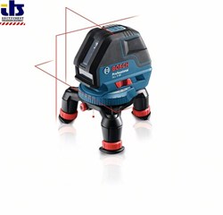 BOSCH GLL 3-50 Линейный лазерный нивелир в коробке с мишенью и чехлом 3 луча, до 50 м, +/- 0.30 мм/м, резьба 1/4, 5/8&quot;