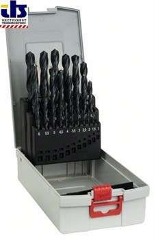 Набор из 25 сверл по металлу Bosch HSS-R, DIN 338, в ProBox 1-13 mm [2608587016]