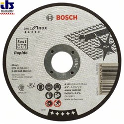 Отрезной круг Best по нержавейке 125x0,8, прямой