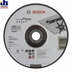 Отрезной круг, выпуклый, Bosch Best for Inox, Rapido A 46 V INOX BF, 180 mm, 1,6 mm [2608603499]