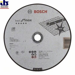 Отрезной круг 230x2,5 Best for Inox прямой, BOSCH