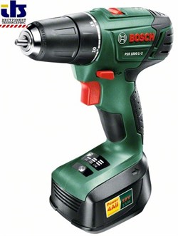 Двухскоростные дрели-шуруповёрты c литий-ионными аккумуляторами Bosch PSR 1800 LI-2 [06039A3100]