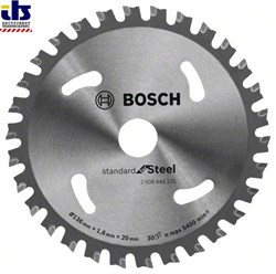 Диск пильный Freud для циркулярок 136x20x1.6/1.2x30T Standard for Steel, BOSCH