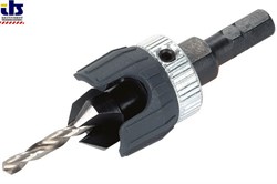 Wolfcraft 2544000 Сверло по дереву с ограничителем глубины d 3,2-12 мм - фото 82251