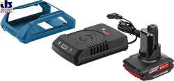 Аккумуляторная батарея BOSCH GBA 12V(12В; 2.5 А*ч; Li-Ion)+зарядное устройство GAL 1830 W  (1600A00J0F)
