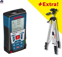 Лазерный дальномер Bosch GLM 150 + BS 150 [061599402H] 