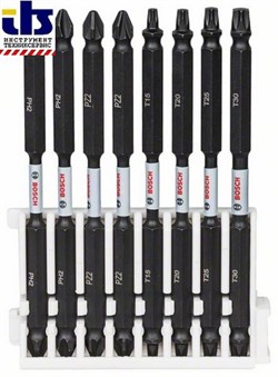 Impact Control Ударные биты PH2 (-2-), PZ2 (-2-), T15, T20, T25, T30 (сменная кассета для кейса), BOSCH