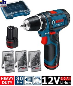 Дрель-шуруповерт аккумуляторная BOSCH GSR 12V-15 Professional [0615990GD9] - фото 83515
