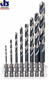 Impact Control Сверла HSS 2,3,4,5,6,7,8,10мм (сменная кассета для кейса), BOSCH
